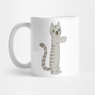 Long Kitty [Grey Mackrel Tabby] Mug